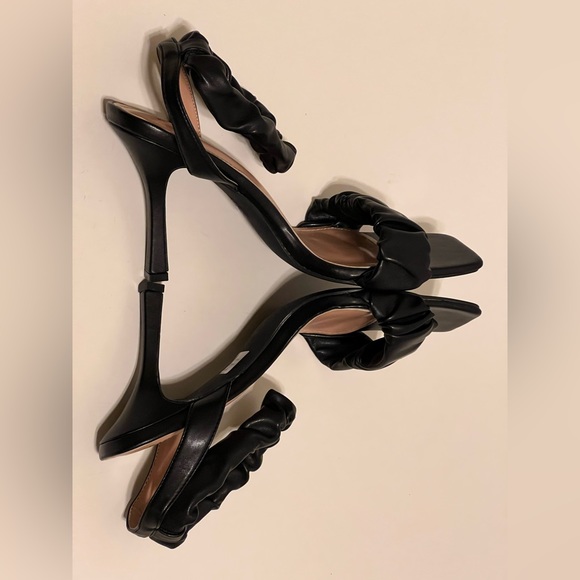 Cape Robbin Opale Square Open Toe Black Heels/Sandals, Size 10 - Picture 11 of 12